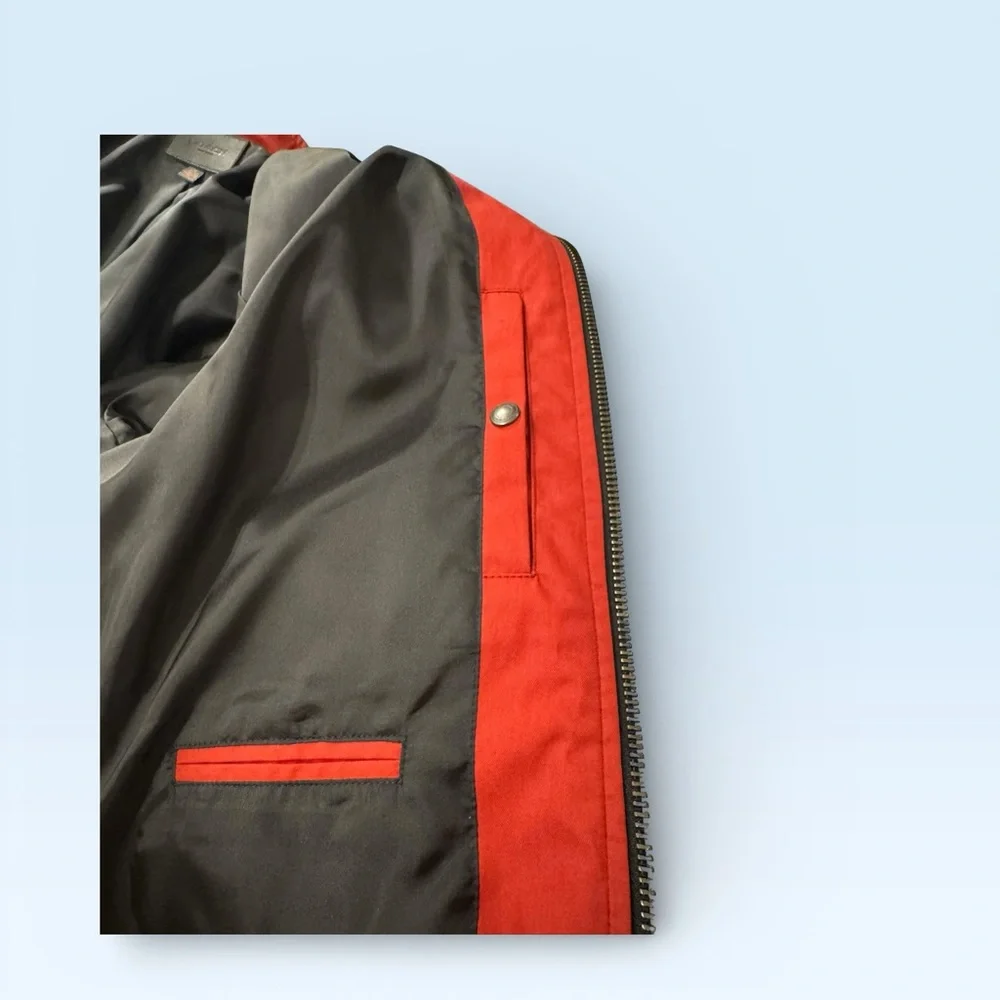 Coach Red Mens Barracuda Jacket - Picture 8 of 11